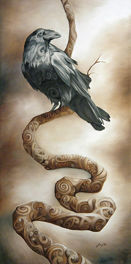Nevermore Painting by Sabrina Motta