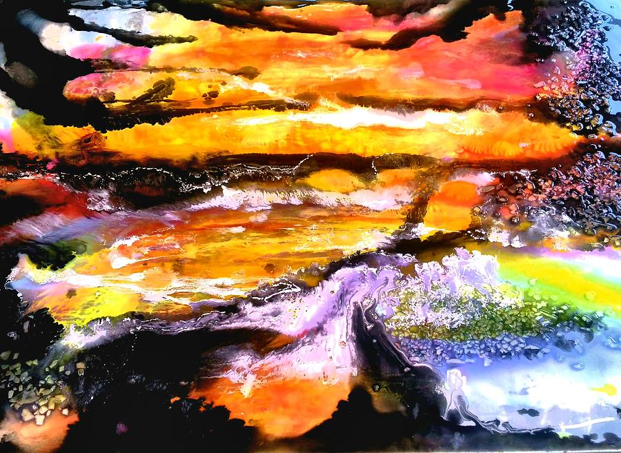 Neversee-2016 Painting by Gali Valkova Neversee-2016 Painting by Gali Valkova