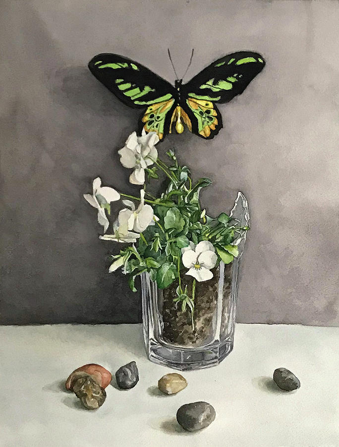 Still Life Painting - Nevertheless, Hope Grows by Maddi Stevens