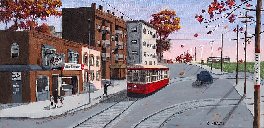 Neville Park Loop Painting by Dave Rheaume