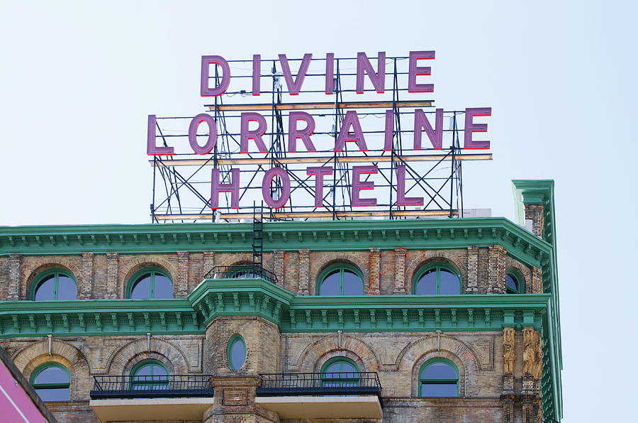 New Again - Divine Lorraine Hotel Photograph by Bill Cannon