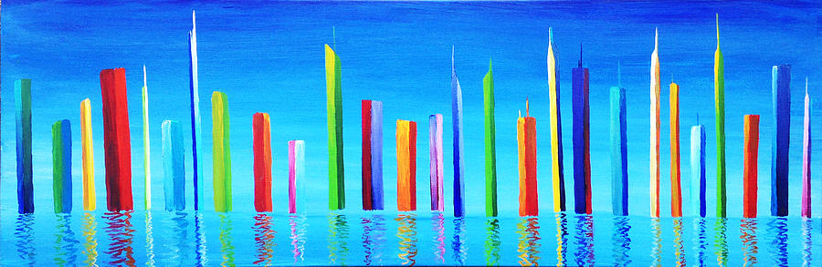 Abstract Painting - New Atlantis by Maxwell Hanson