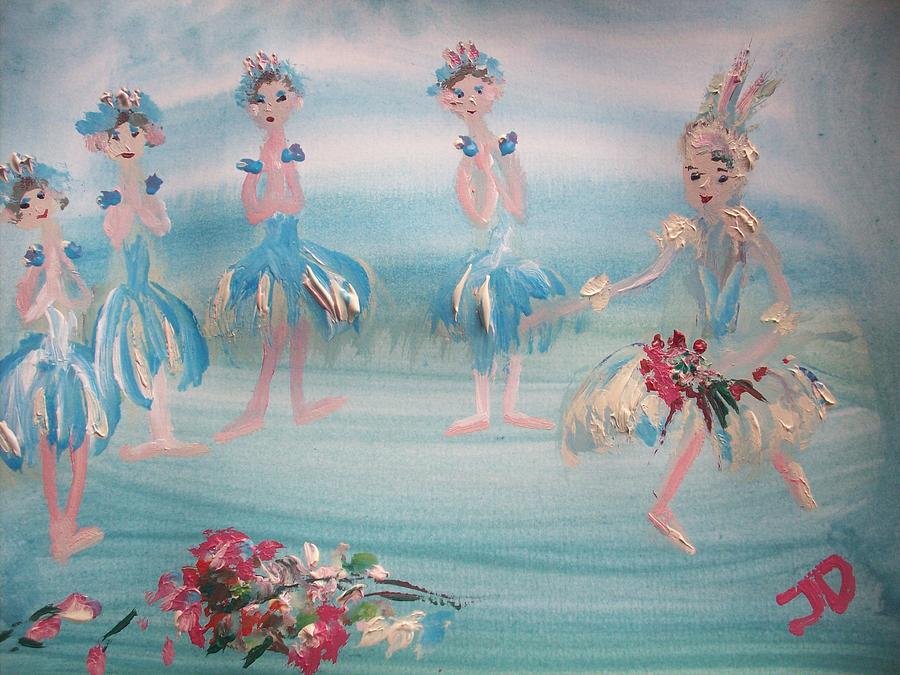 New Ballet curtain call Painting by Judith Desrosiers