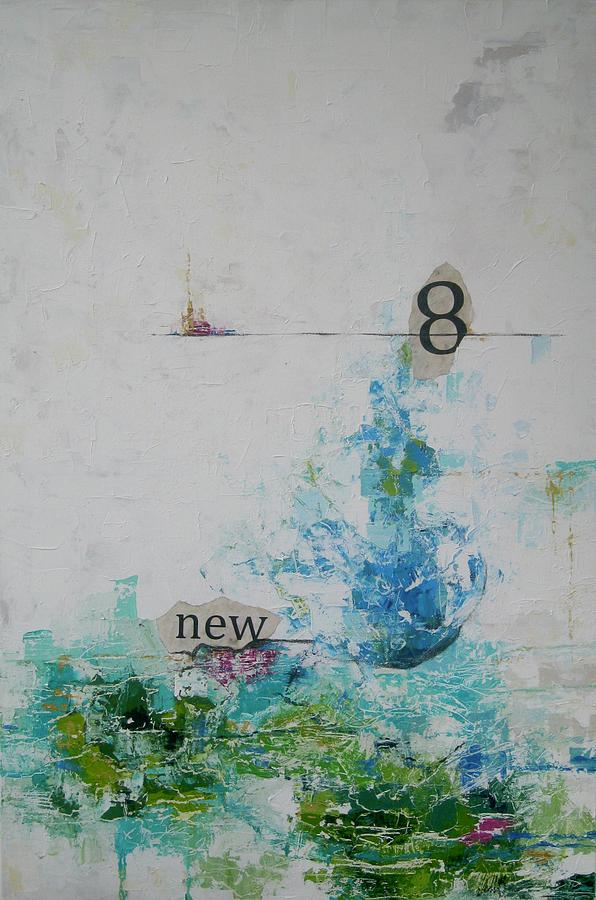 Abstract Painting - New Beginings by Jeni Bump