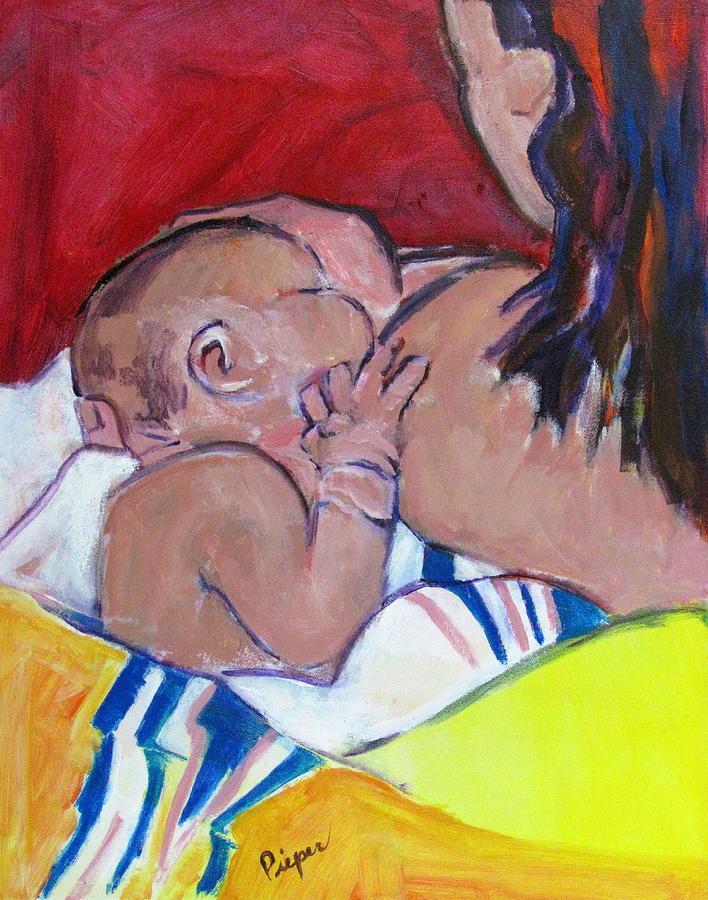 New Born Painting by Betty Pieper