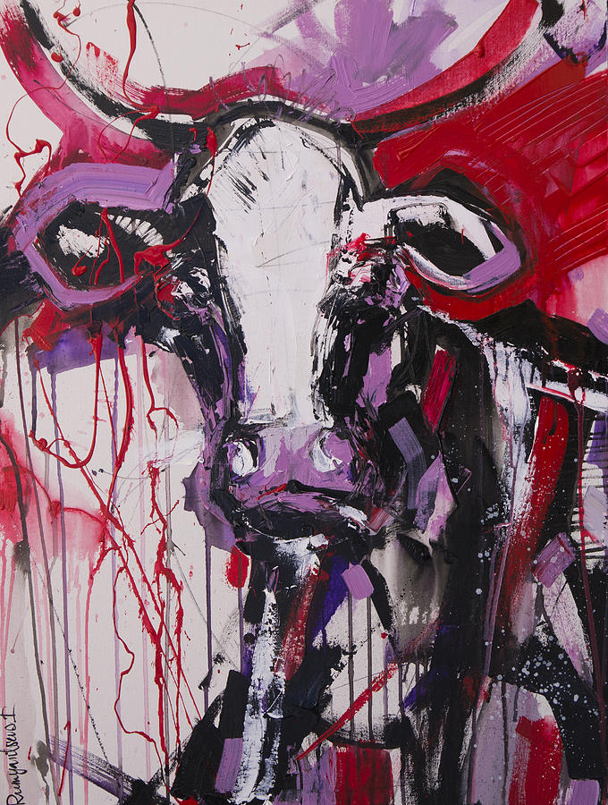 New Breed Cow 5 Painting by Irina Rumyantseva - Fine Art America