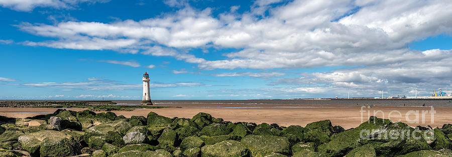 New Brighton Lighthouse  Photograph by Adrian Evans