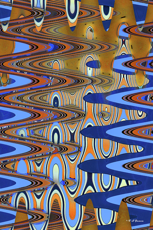 New Building At Tempe Town Lake Digital Art by Tom Janca