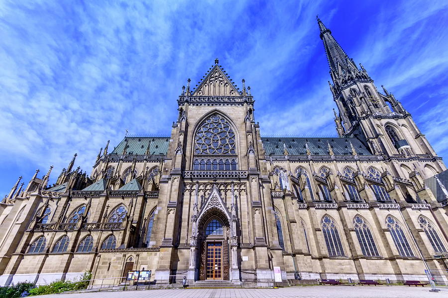 New Cathedral of the Immaculate Conception, Neuer Dom, Linz, Austria Photograph by Elenarts - Elena Duvernay photo