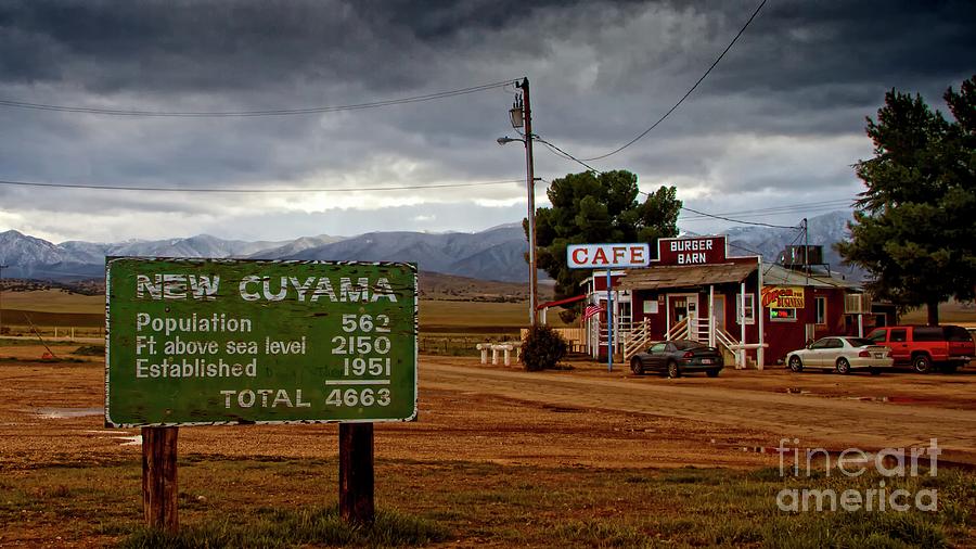 Diner Photograph - New Cuyama California by Gus McCrea