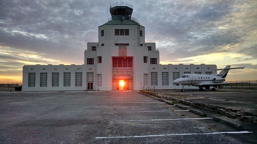 New Dawn For An Old Airport Photograph by J L Hodges