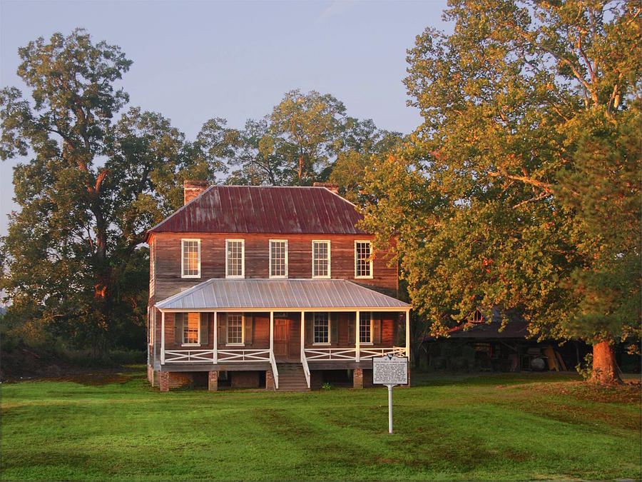 New Dawn on Old House Photograph by Virginia Bond