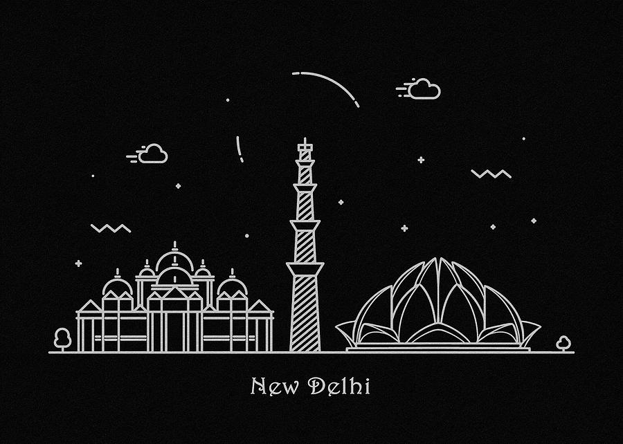 Delhi Skyline Images, Illustrations & Vectors (Free) - Bigstock