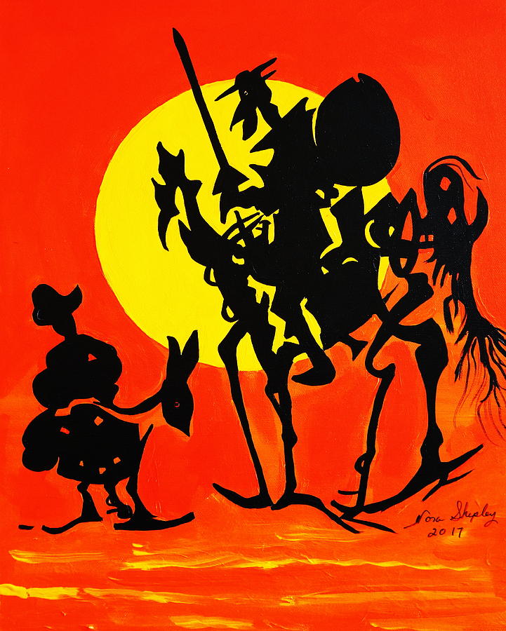 New Don Quixote Painting by Nora Shepley