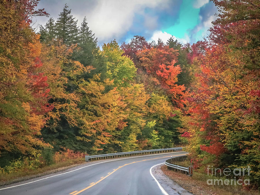 New England autumn colors Photograph by Claudia M Photography