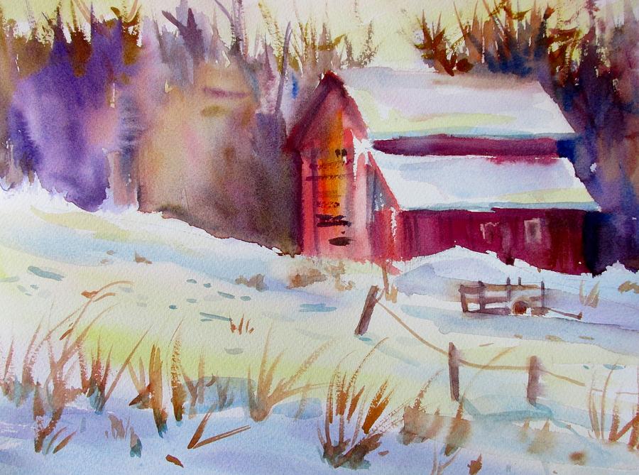 New England Barn Painting by Linda Emerson - Fine Art America