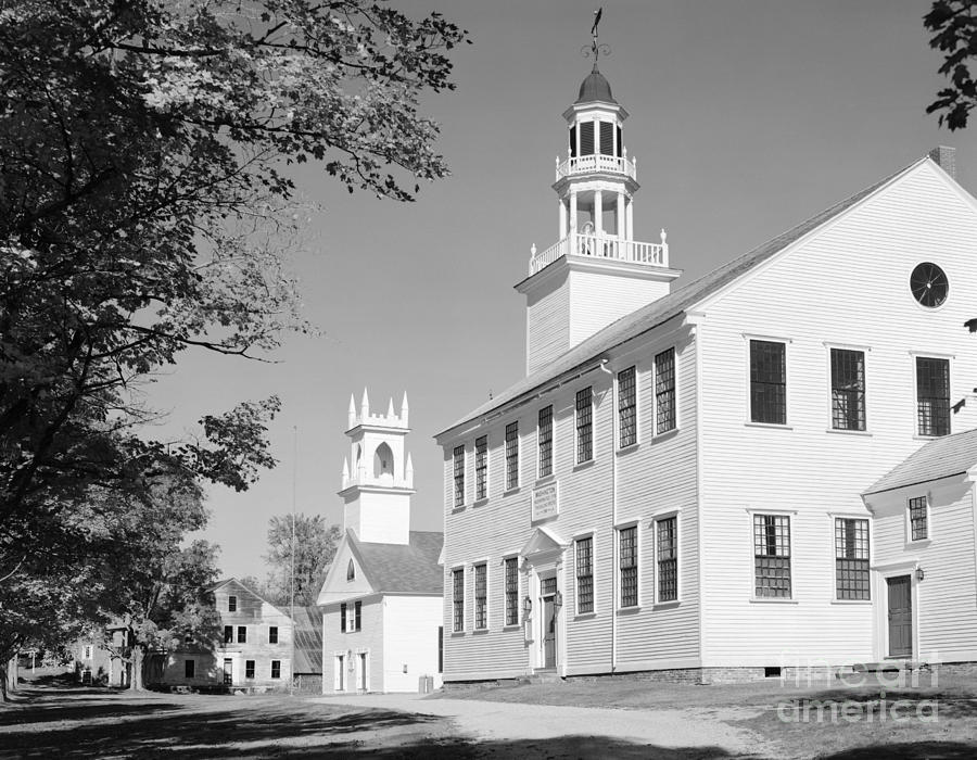 New England Church And Town Hall Photograph by H. Armstrong Roberts/ClassicStock