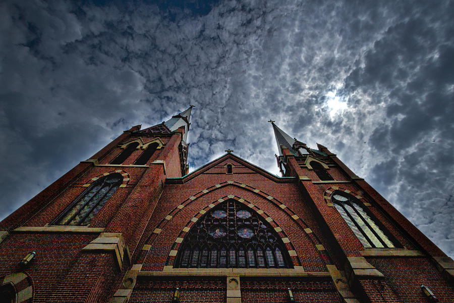 Up Movie Photograph - New England Church by Stuart Litoff