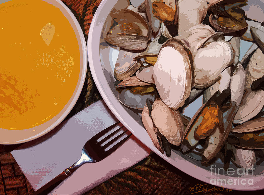 New England Clams Photograph by Pat Davidson