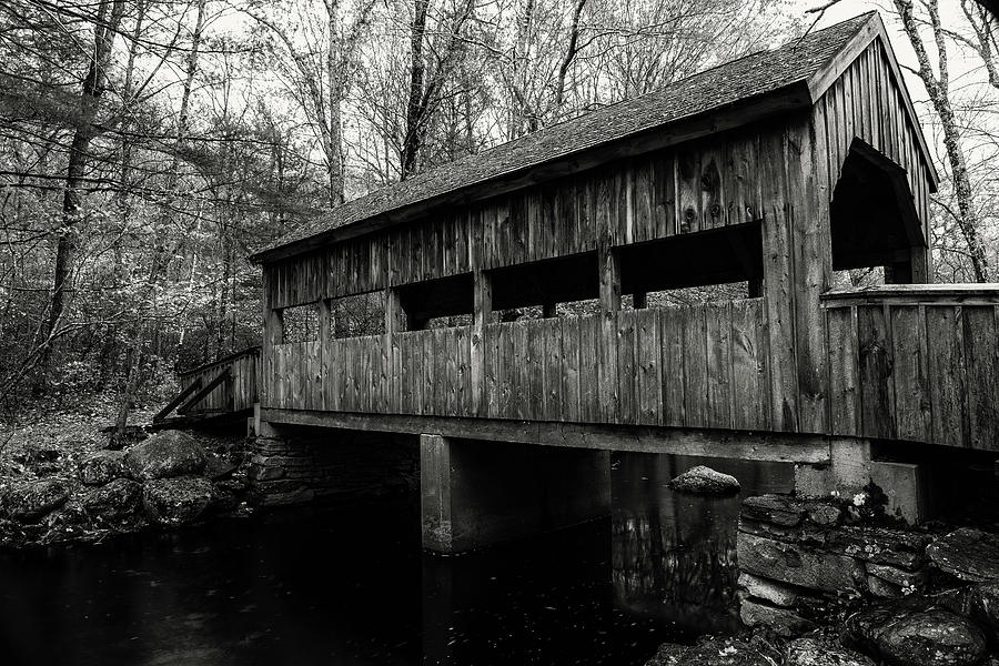 New England Covered Bridge Photograph by Kyle Lee