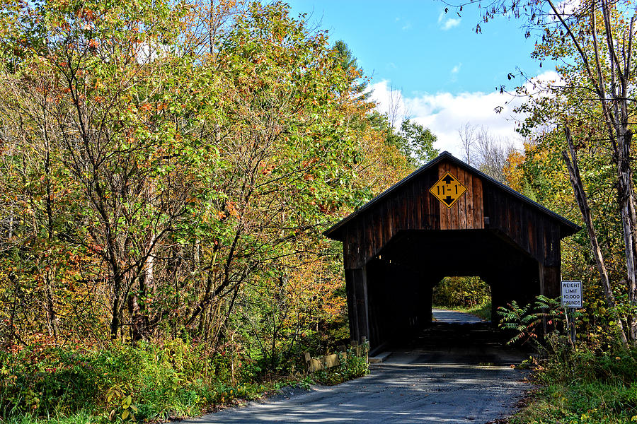 New England Covered Bridge Photograph by Mike Martin