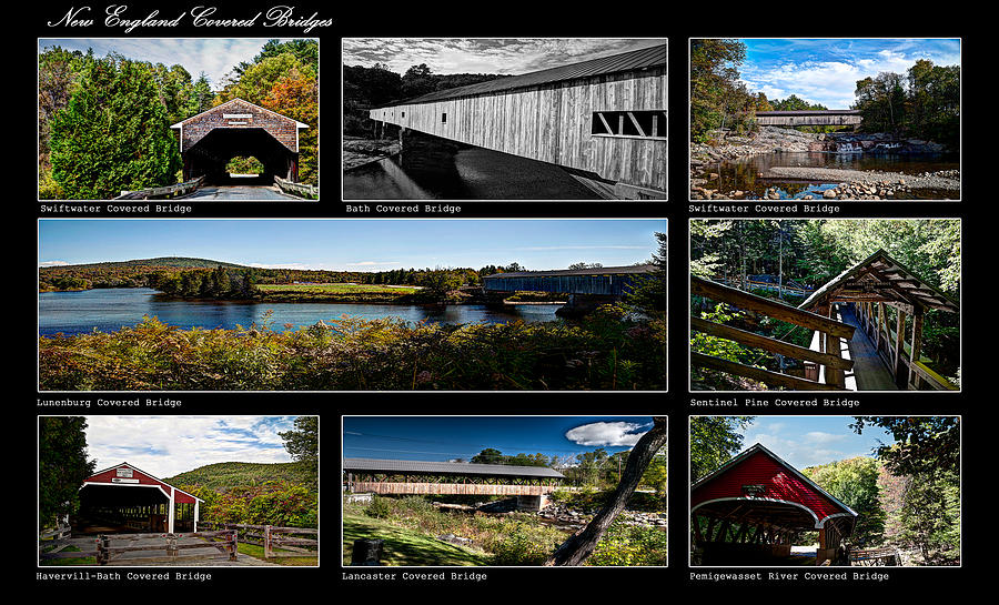 New England Covered Bridges  Photograph by Deborah Klubertanz