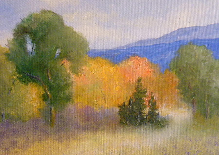 New England Fall Painting by Scott W White