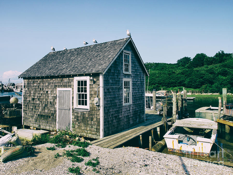 New England Fishing Cabin Photograph by Mark Miller