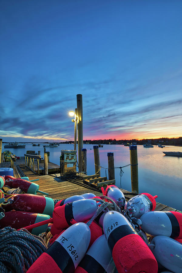 New England Harbor Photograph by Juergen Roth