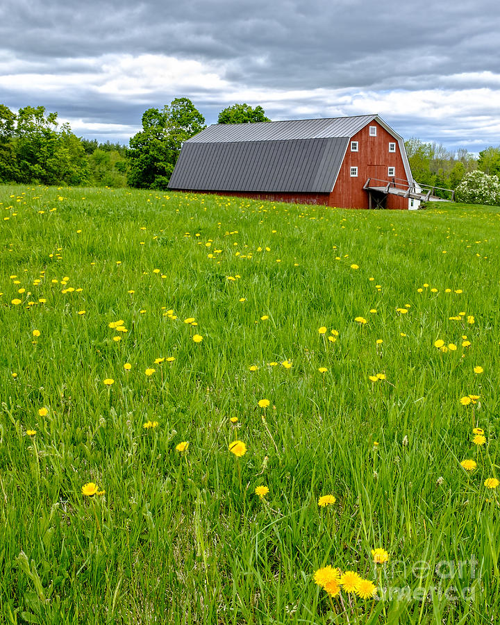 Spring Photograph - New England Landscape by Edward Fielding