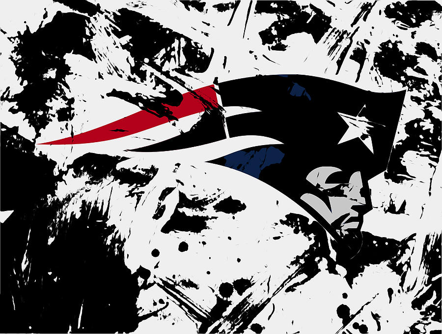 New England Patriots Mixed Media - New England Patriots 1e by Brian Reaves New England Patriots Mixed Media - New England Patriots 1e by Brian Reaves