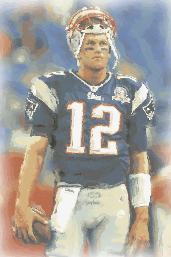 Tom Brady New England Patriots Trading Card Poster 500 Youth T-Shirt by Joe  Hamilton - Fine Art America