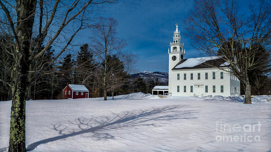 Jaffrey Meetinghouse in Jaffrey New Hampshire Photograph by New England Photography