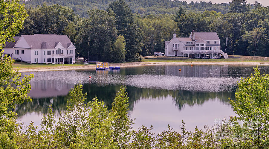 New England summer by the lake Photograph by Claudia M Photography