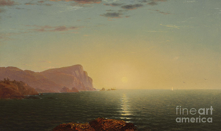 New England Sunrise Painting by John Frederick Kensett