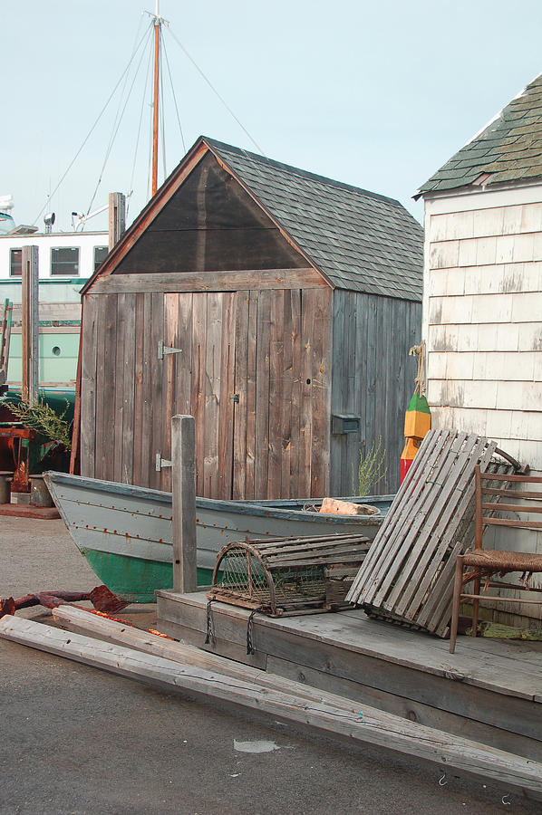 New England Wharf Scene Photograph By Suzanne Gaff 3863