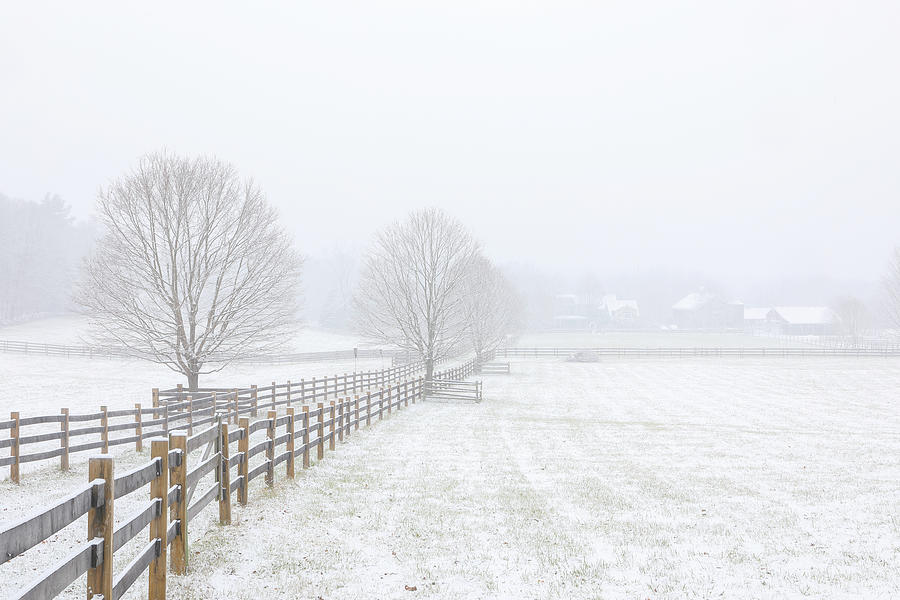 New England Winter Scenery Photograph by Juergen Roth