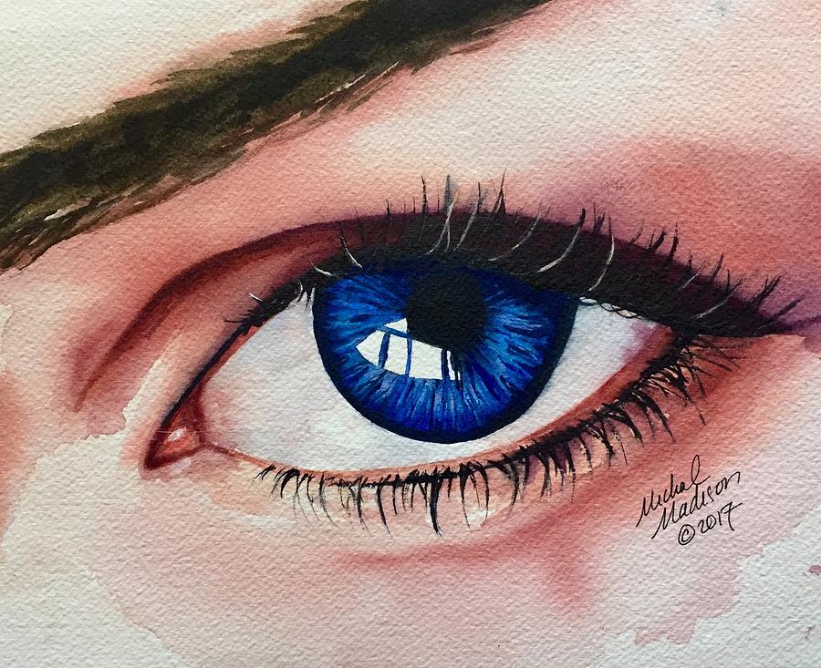 New Eyes Painting by Michal Madison
