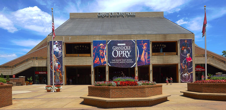 Nashville Photograph - New Grand Ole Opry House by C H Apperson
