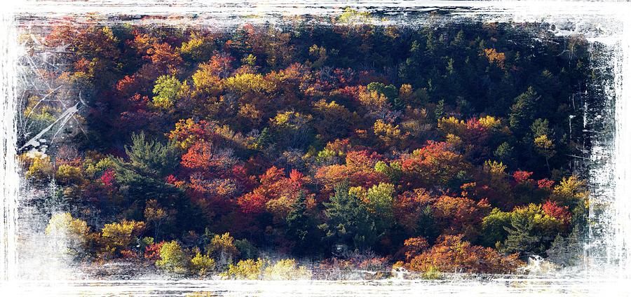Fall Photograph - New Hampshire Hillside by Sherman Perry