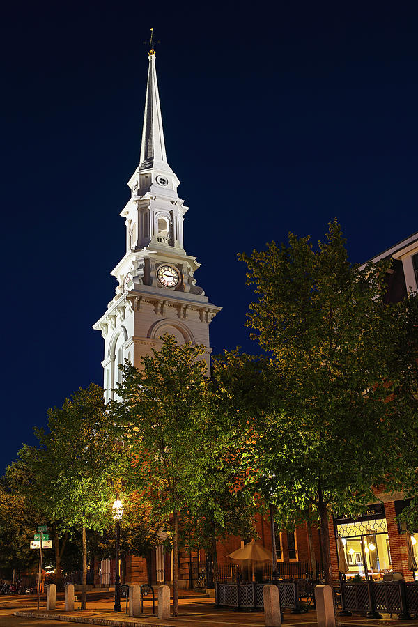 New Hampshire Portsmouth North Church Photograph by Juergen Roth