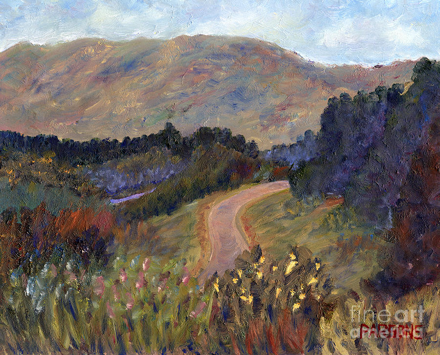 New Hampshire Road Painting by Pamela Parsons