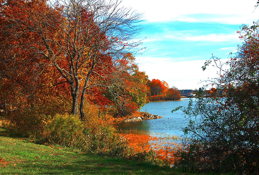 New Hampshire Shore Photograph by Barbara A Kramer - Fine Art America