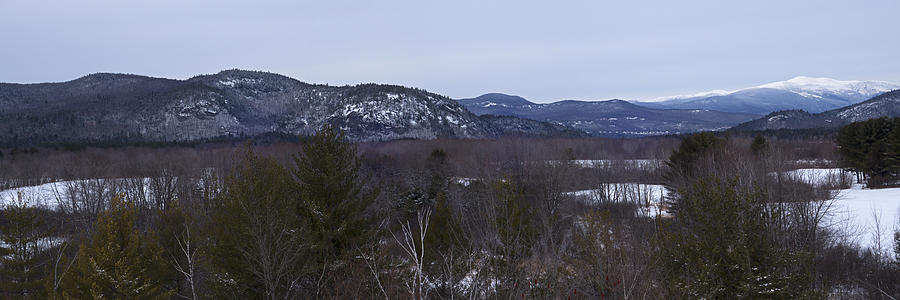 Mountain Photograph - New Hampshire White Mountains Panorama lookout by Toby McGuire