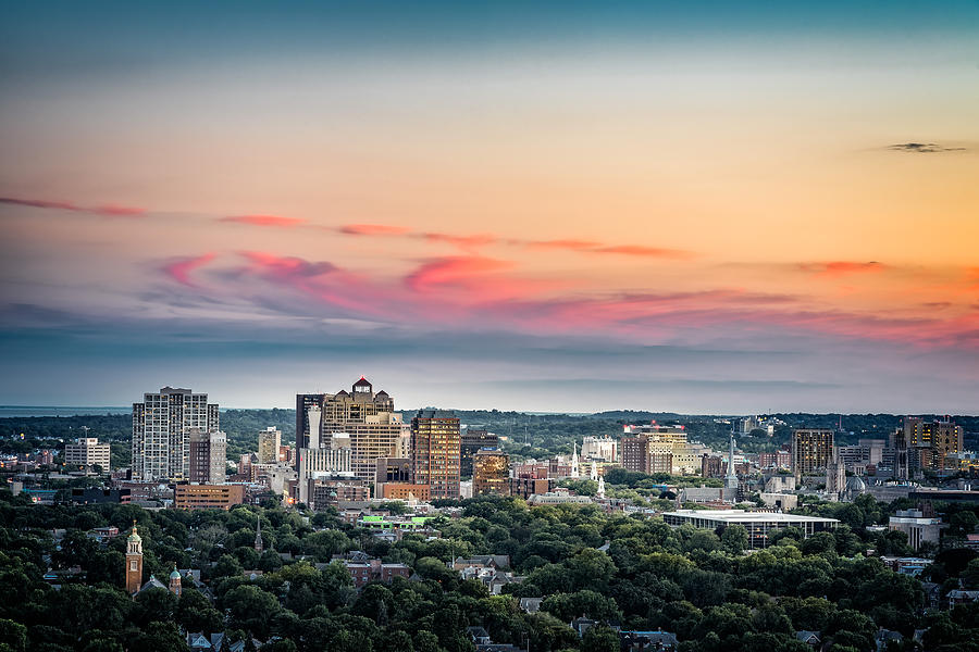 New Haven at Sunset Photograph by Simmie Reagor - Fine Art America