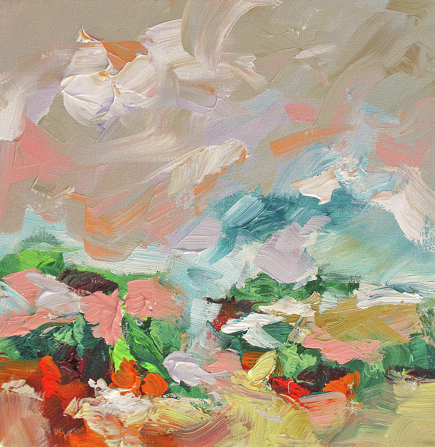 New Horizons Painting by Linda Monfort