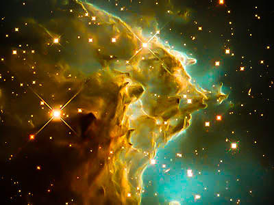 New Hubble image of NGC 2174 Photograph by Britten Adams