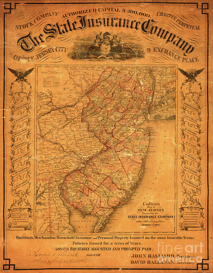 New Jersey 1863 Photograph by Steven Parker
