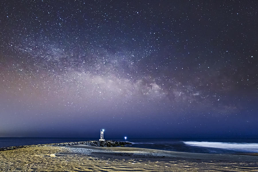 New Jersey Shore Milky Way Rising Photograph by Susan Candelario
