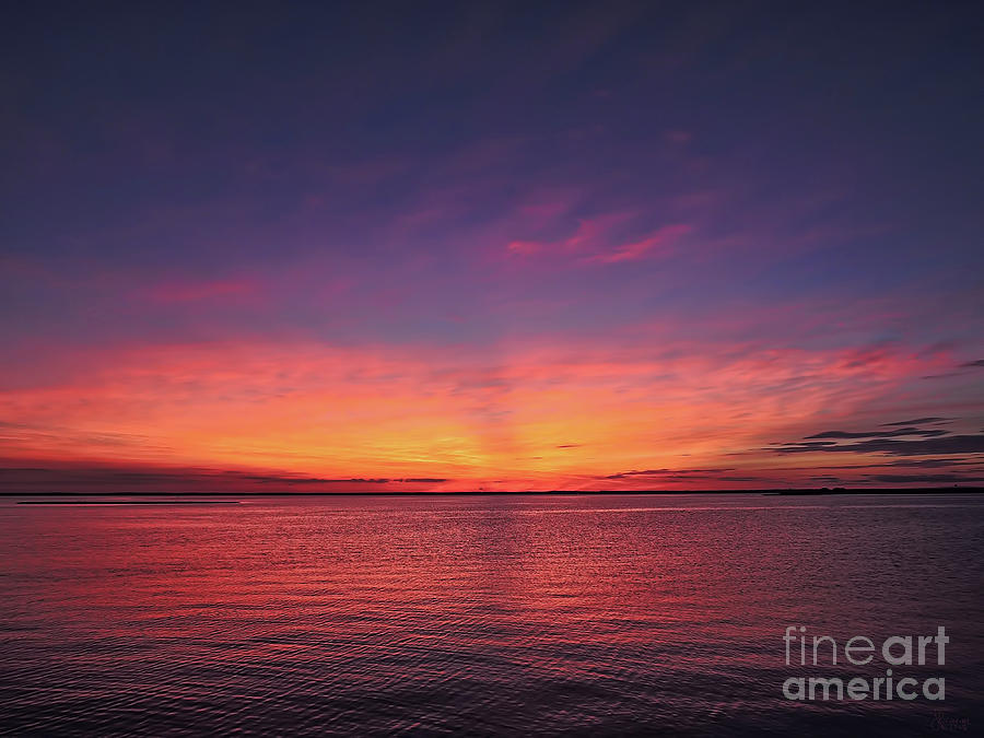 New Jersey Shore Sunset Photograph by Jeff Breiman